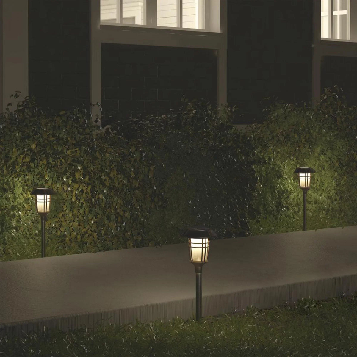 Garden lamps | Solar torch set of 6 pieces.