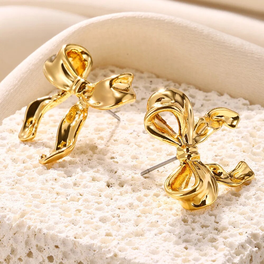 Bow Earrings – Casual amd Cute Non-Tarnish Jewelry