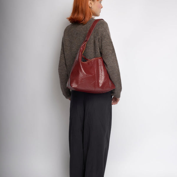 Scarlett Distressed Leather Tote