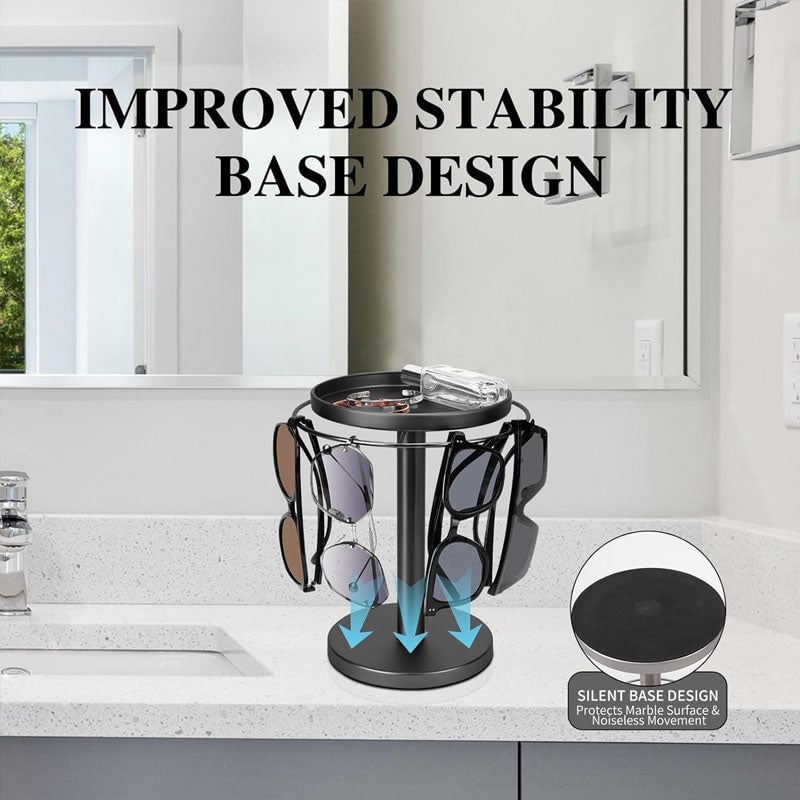 GlideStand™ Rotating Glasses Stand