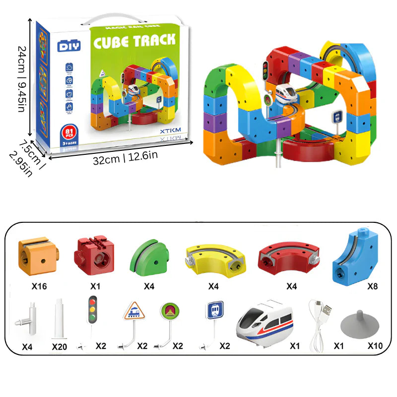 DIY Cube Track – Creative & Active – Creative DIY Train Track