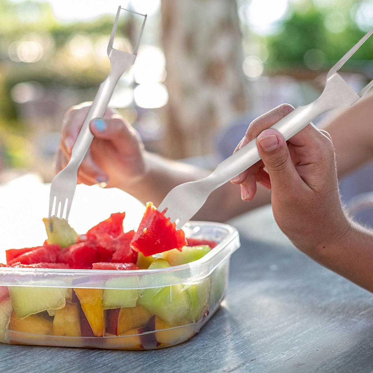SliceMate™ 2-in-1 Fruit Slicer
