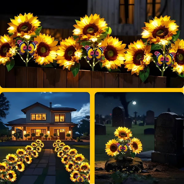 Kaliqo™ – Solar Sunflower LED Lights
