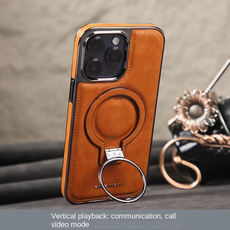 LeatherLux™ Luxury Leather iPhone Case