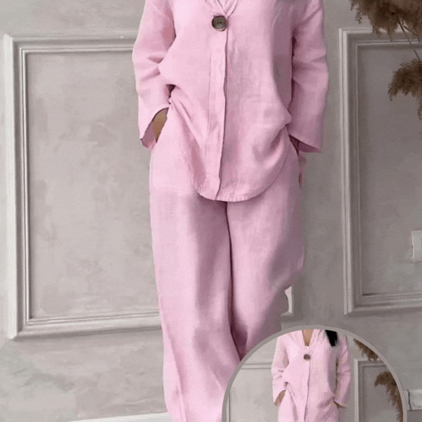 Alexa™ Linen two-piece set