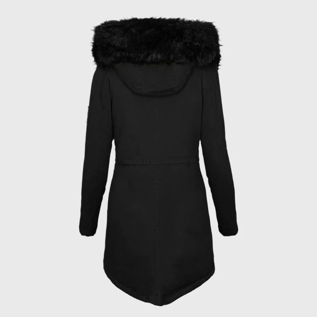 Alina Women's Winter Jacket | Cozy Hood, Tailored Fit