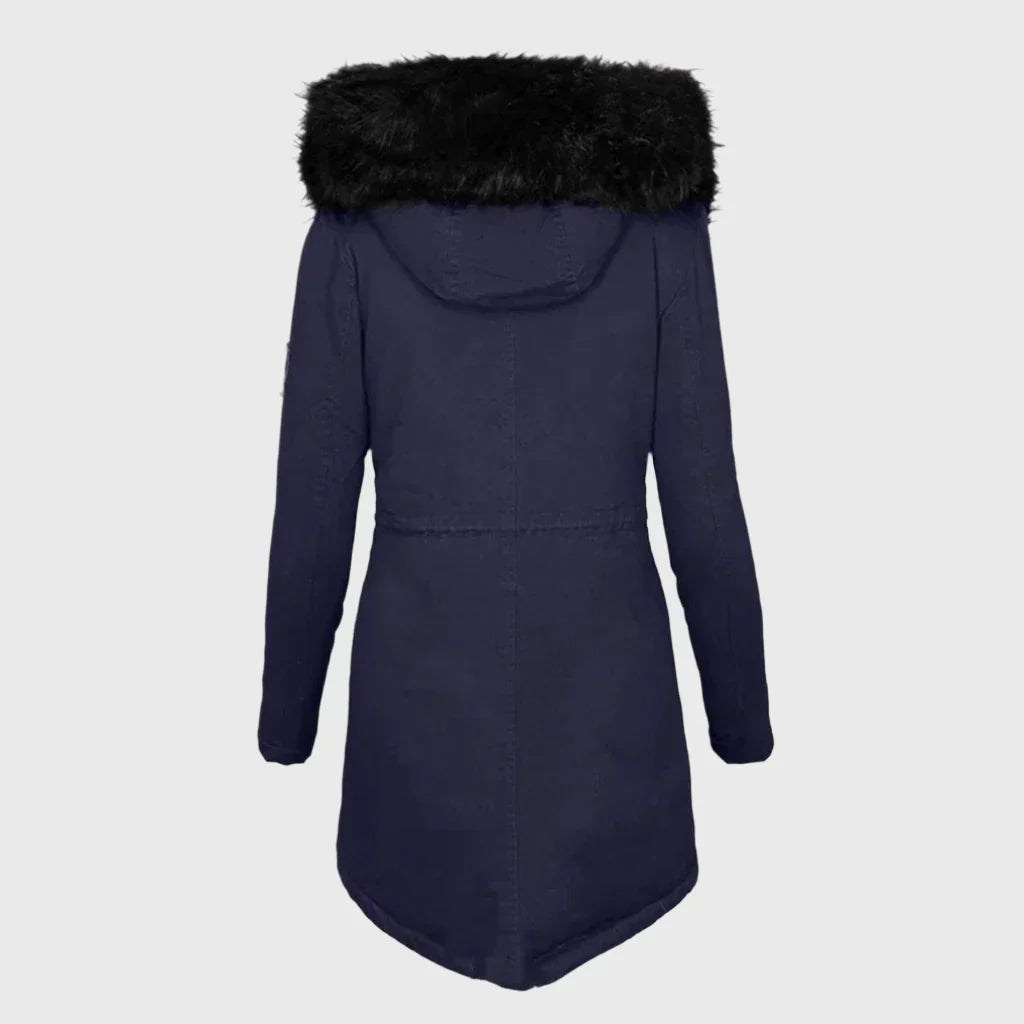 Alina Women's Winter Jacket | Cozy Hood, Tailored Fit