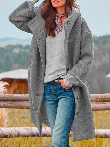 Aria Women's Classic Coat | Cozy Warmth, Timeless Design