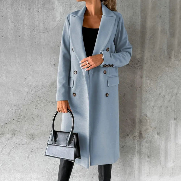 Aria | Trenchcoat | Long Winter Coat | Belted Warm Jacket