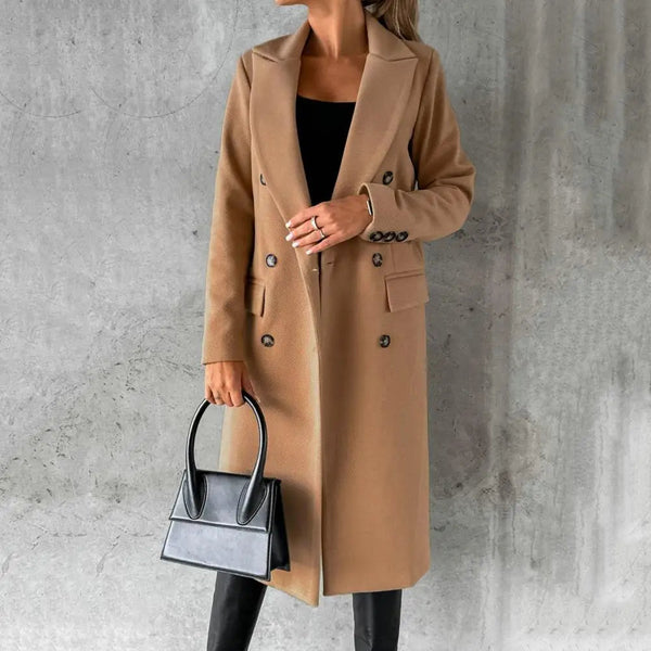 Aria | Trenchcoat | Long Winter Coat | Belted Warm Jacket