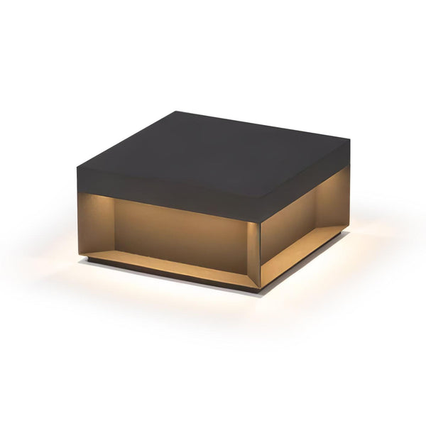 Outdoor post light with solar energy