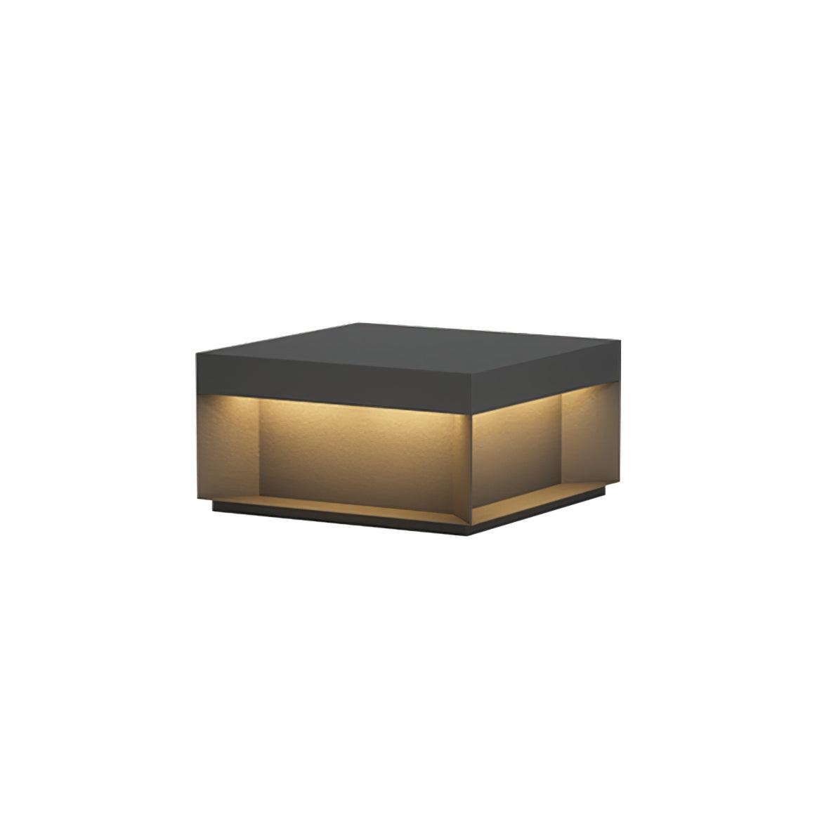 Outdoor post light with solar energy
