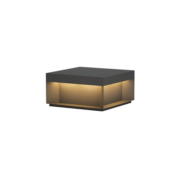 Outdoor post light with solar energy