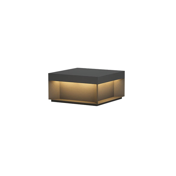 Outdoor post light with solar energy