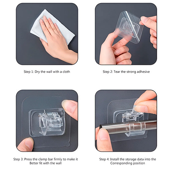 HookEase™ Portable Wall Hooks