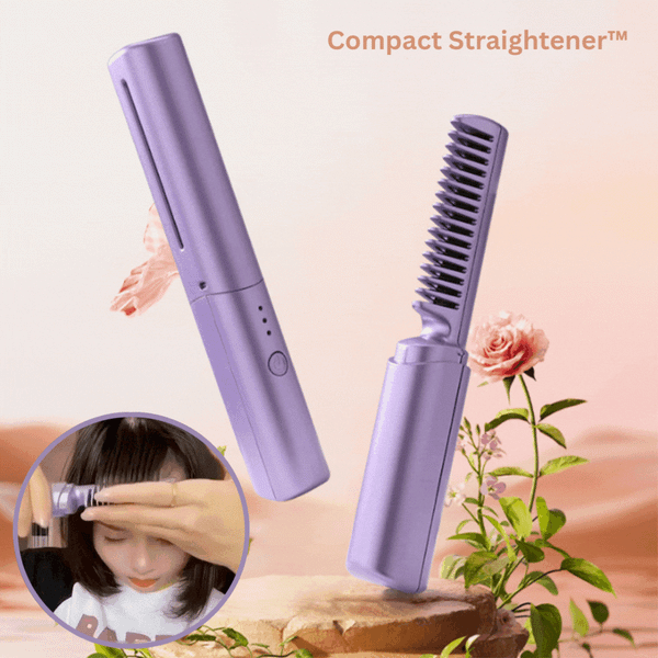 Compact Straightener™ Effortless Travel Styling in a Few Minutes