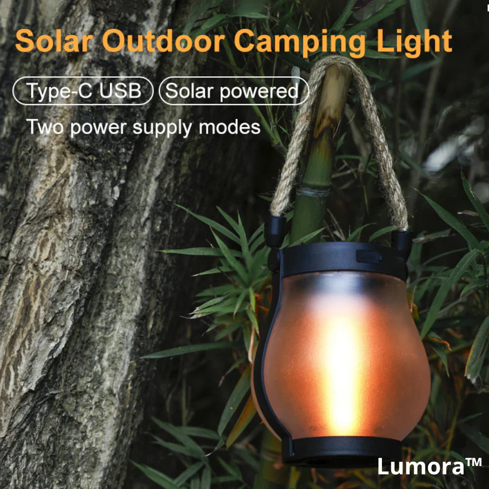 Lumora™ – Solar Lantern Outdoor Lights