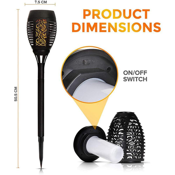 【50% OFF】Solar-Powered Torch Lights
