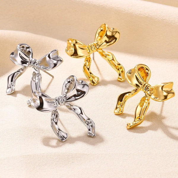 Bow Earrings – Casual amd Cute Non-Tarnish Jewelry