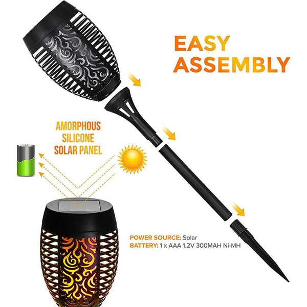 【50% OFF】Solar-Powered Torch Lights