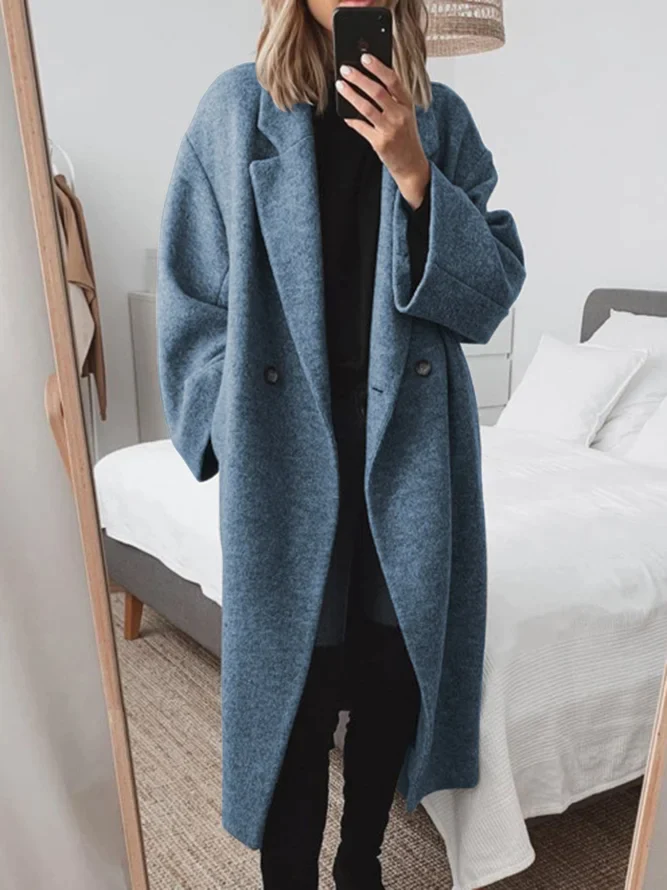Hara Women's Winter Overcoat | Cotton Blend, Elegant Design