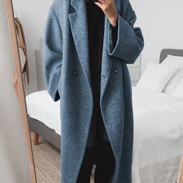 Hara Women's Winter Overcoat | Cotton Blend, Elegant Design