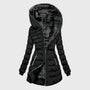 Women Winter Coat | Slim-Fit Design | Oversized Hood | Zipper Pockets
