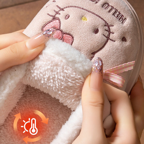 Hello Kitty Cozy Bow Slippers