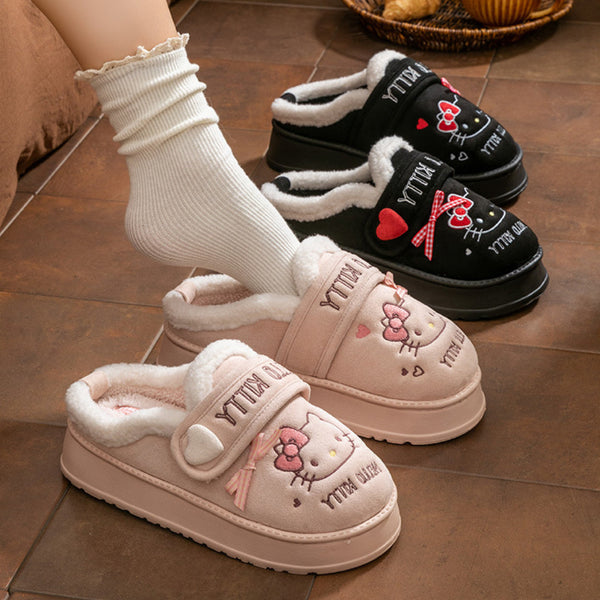 Hello Kitty Cozy Bow Slippers