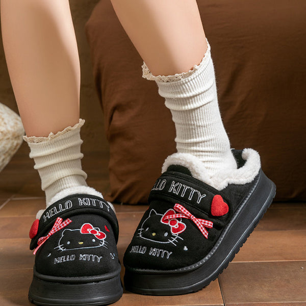 Hello Kitty Cozy Bow Slippers