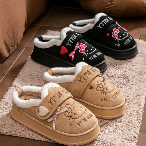 Hello Kitty Cozy Bow Slippers