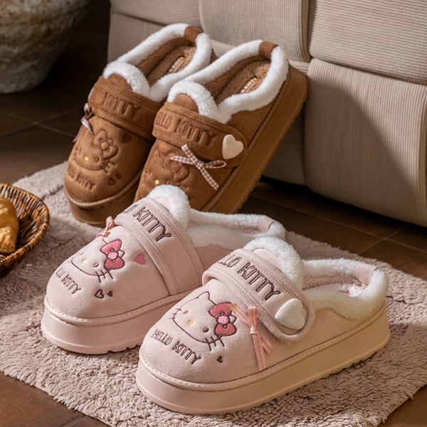 Hello Kitty Cozy Bow Slippers
