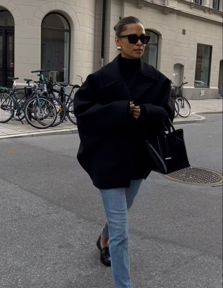 Sofia Oversized Wool Coat – Cozy and Chic Outerwear for Women