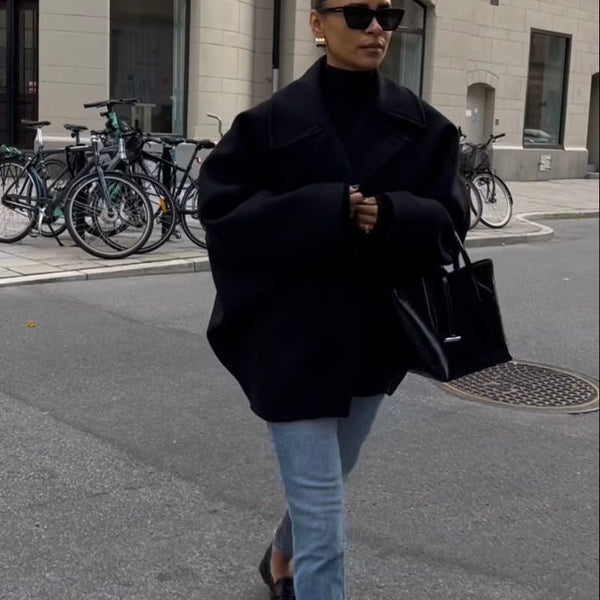 Sofia Oversized Wool Coat – Cozy and Chic Outerwear for Women