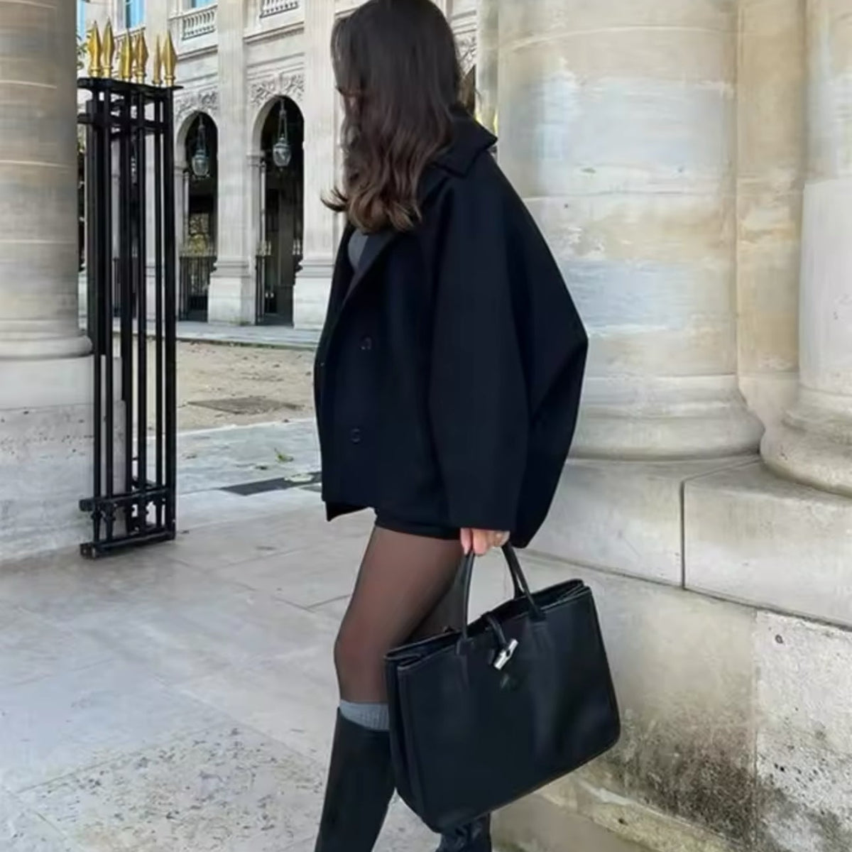 Sofia Oversized Wool Coat – Cozy and Chic Outerwear for Women