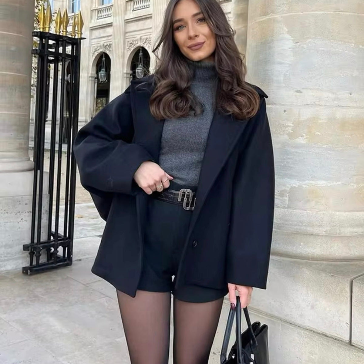Sofia Oversized Wool Coat – Cozy and Chic Outerwear for Women