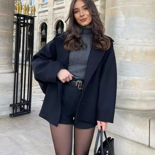 Sofia Oversized Wool Coat – Cozy and Chic Outerwear for Women