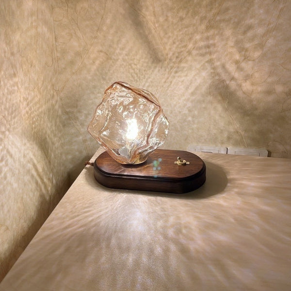 Ice Stone Glass Table Lamp