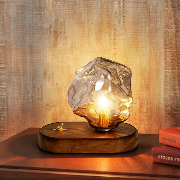 Ice Stone Glass Table Lamp