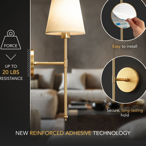 Lumia™ – Wireless LED Wall Lights (Set of 2)