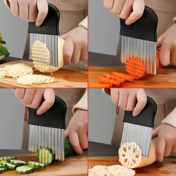 RippleCutter™  Vegetable Curved Cutter