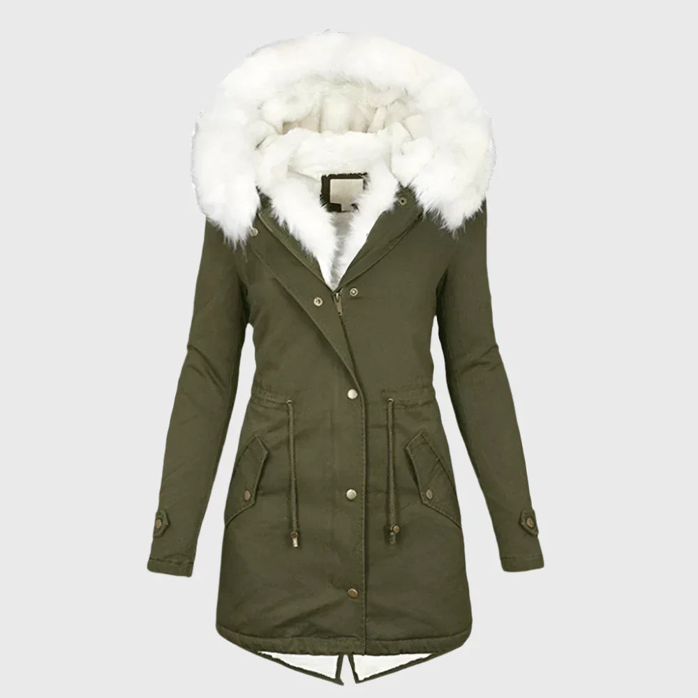 Ivy Winter Coat | Fur-Lined Hood, Plus-Size