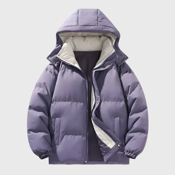 Jara Women's Puffer Jacket | Insulated Hood, Relaxed Fit Winter Coat