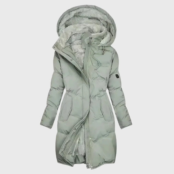 Joni Women's Longline Puffer Coat | Insulated Warmth