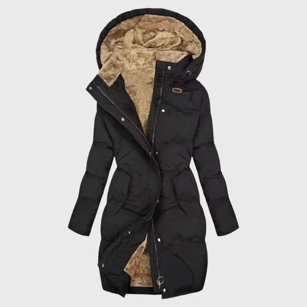 Joni Women's Longline Puffer Coat | Insulated Warmth
