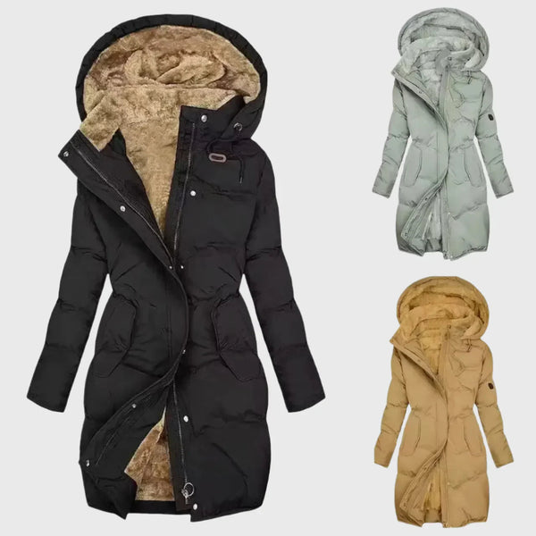Joni Women's Longline Puffer Coat | Insulated Warmth