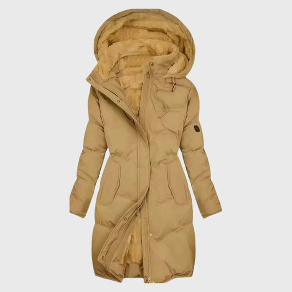 Joni Women's Longline Puffer Coat | Insulated Warmth