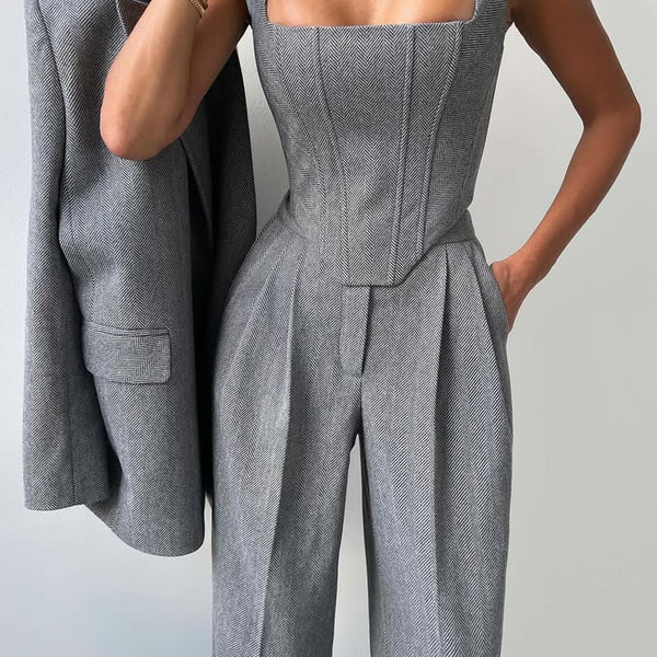 Kira | Three-Piece Set | Double-Breasted Blazer | Tailored Fit