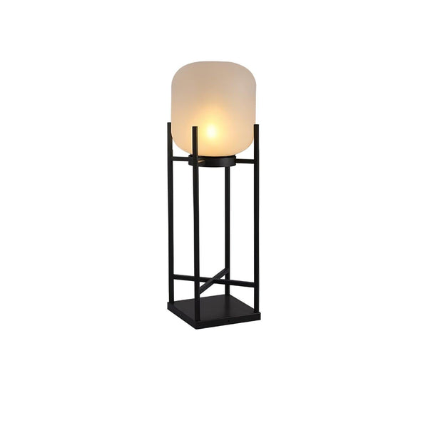 Solar floor lamp lantern for outdoors