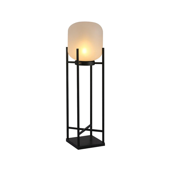 Solar floor lamp lantern for outdoors